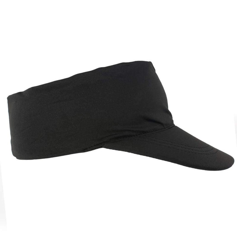 Gone For a Run Runners Lightweight Comfort Performance Visor | Black | One Size Fits Most - Image 2